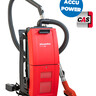 RS 05 CAS Backpack vacuum cleaner with the manufacturer-independent battery system CAS